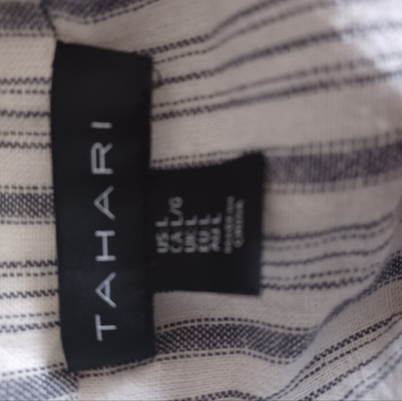 Tahari Womens Size L Ftont Tie Knot Sleeveless Midi dress - Picture 7 of 8